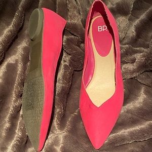 NWOT! Hot Pink flats